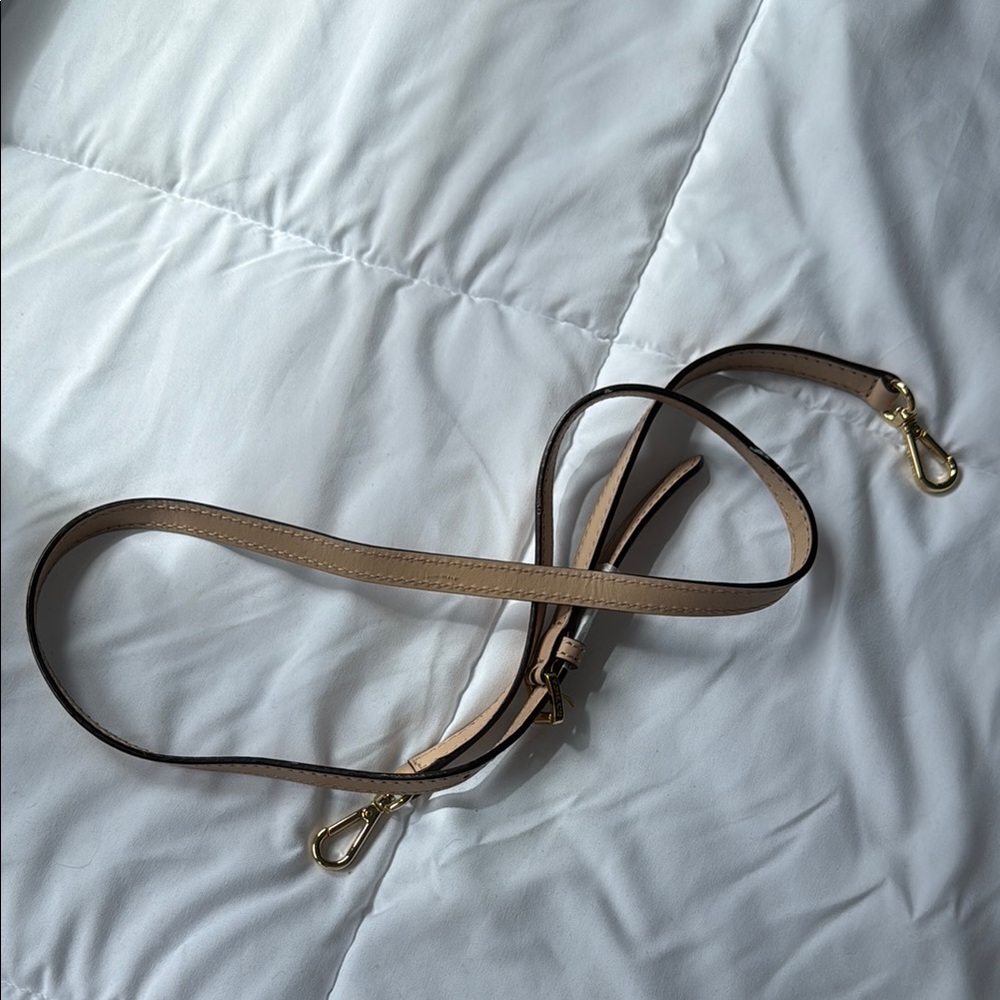 Michael Kors Tan and Gold Strap
